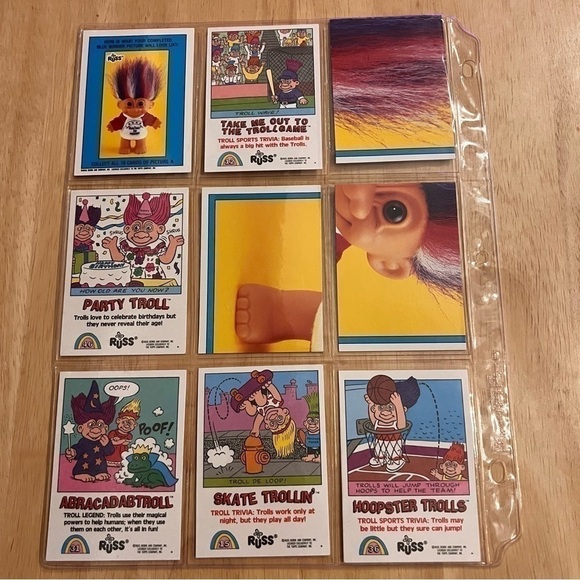 Vintage 1990’s Russ Trolls Collectible Trading Cards. - Picture 6 of 10